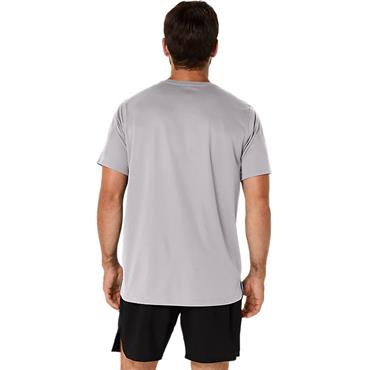 ASICS Gents Core Short Sleeve Top Cloud Grey